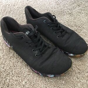 Nobull Black Athletic Shoes with Patterned Sole M10.5 W12